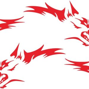 Plastic door sticker