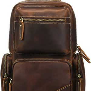 Chemical fiber shoulder bag