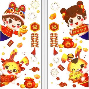 Plastic window sticker