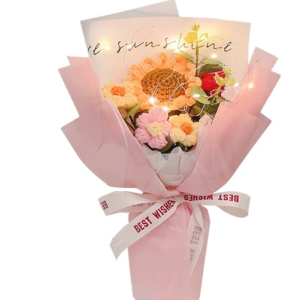 Synthetic fiber simulation flower